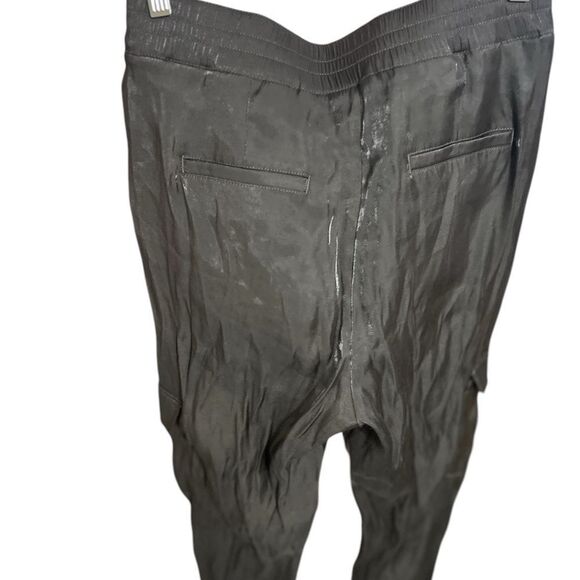 By anthropologie cargo shimmer shine jogger  charcoal Gray small - Picture 3 of 14